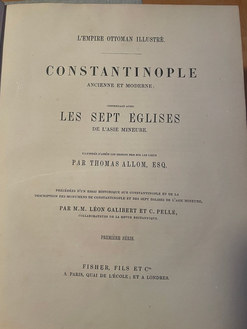 Libri: Constantinople ancienne et moderne;  Thomas Allom – Usato da Dornach venduto da Josef11 3
