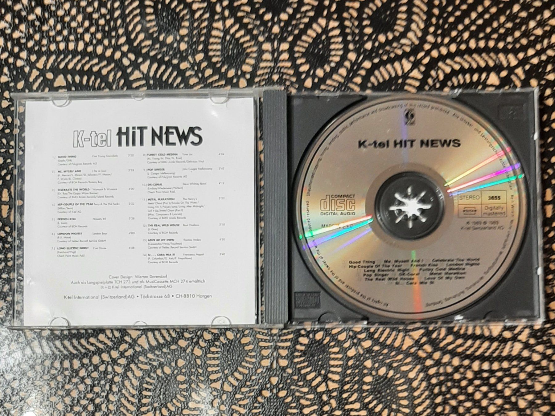 CD: Hit News 1 (1989), Hit Compilation CD Sampler 1989 – Usato da Schönenberg TG venduto da Gregolino76 2
