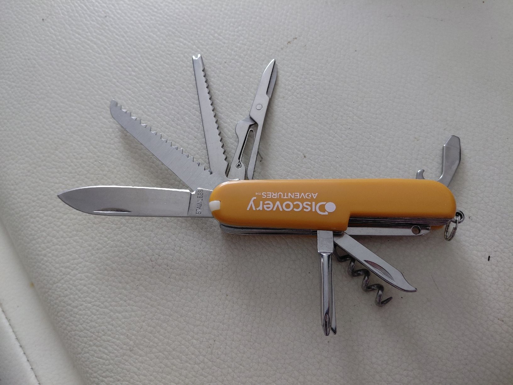 Taschenmesser: Multifunktionsmesser Discovery Adventures gelb gebraucht – Gebraucht aus Belp von mar_76s8