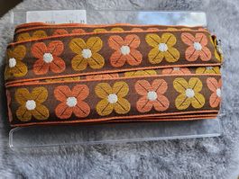 Vintage 60er Jahre Top Stoffband, Bordüre, NEU, 25 Meter