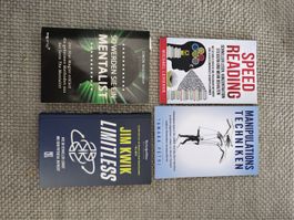 4 Bestseller Bücher : Limitless, Mentalist, Speed Reading
