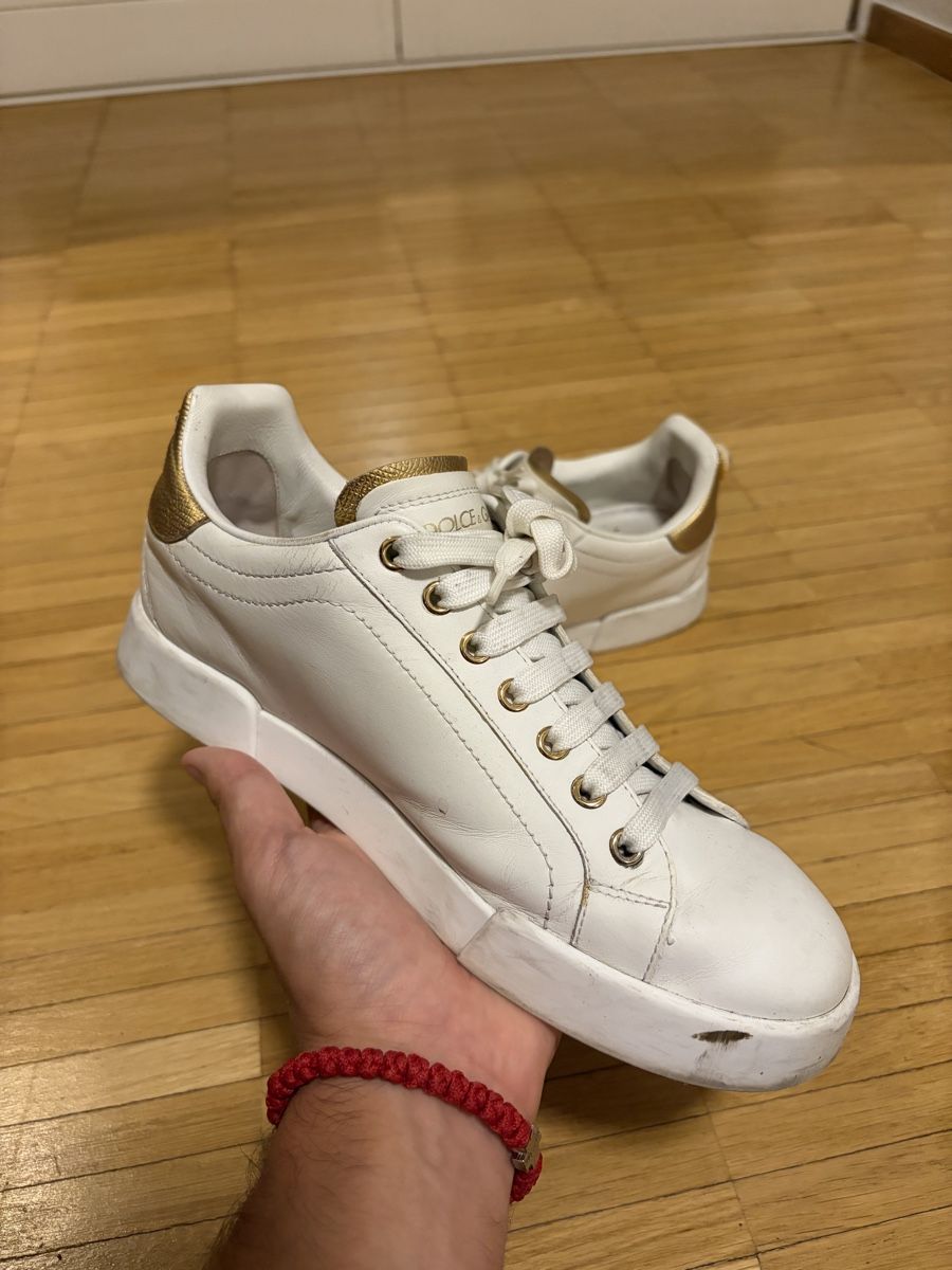 Dolce & Gabbana Scarpe da donna: Dolce & Gabanna Sneaker weiss gold – Usato da Herisau venduto da ogkosta 2
