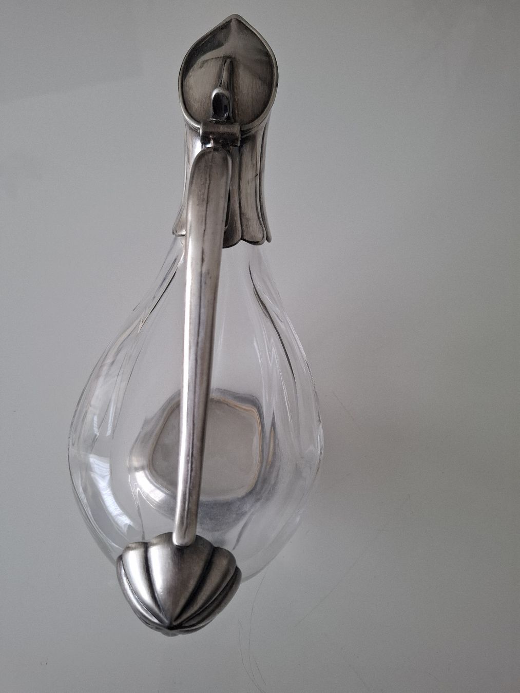 Caraffe: Antikee Silber- Versilberte Kristall Karaffe mit Griff – Usato da St.Gallen venduto da bpeter01 3
