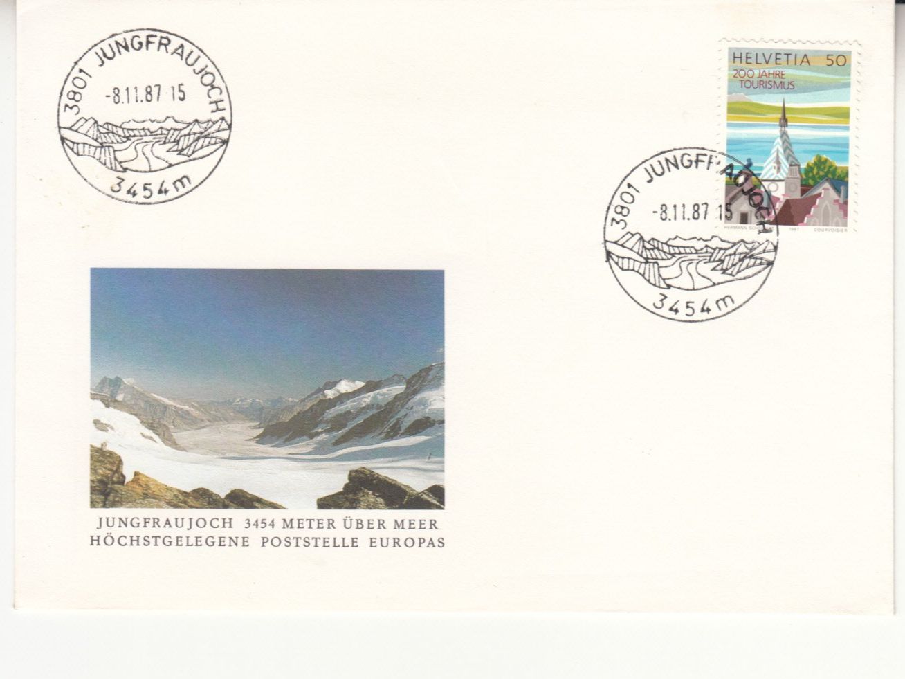 Tutti i francobolli: Werbedatumstempel Jungfraujoch K 312a – Usato da Bürglen TG venduto da StampGraf