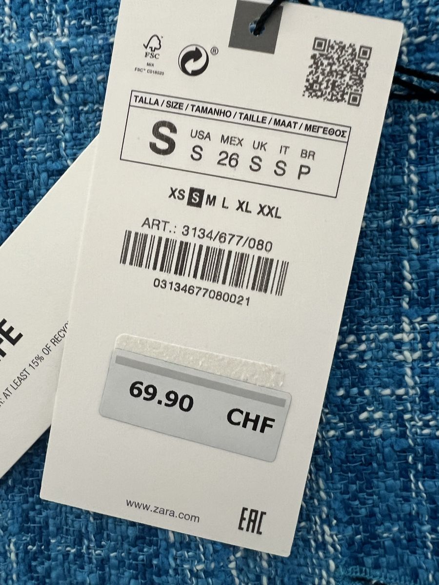 Zara Giacche: Neuf - Zara - veste – Nuovo e nell'imballaggio originale da Sainte-Croix venduto da Caramel31 2