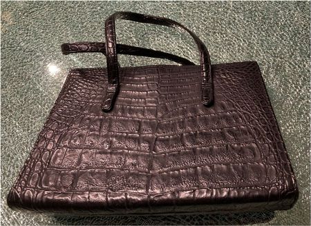 Handtasche Damen Leder Vintage Style 50-ies Original Fashion