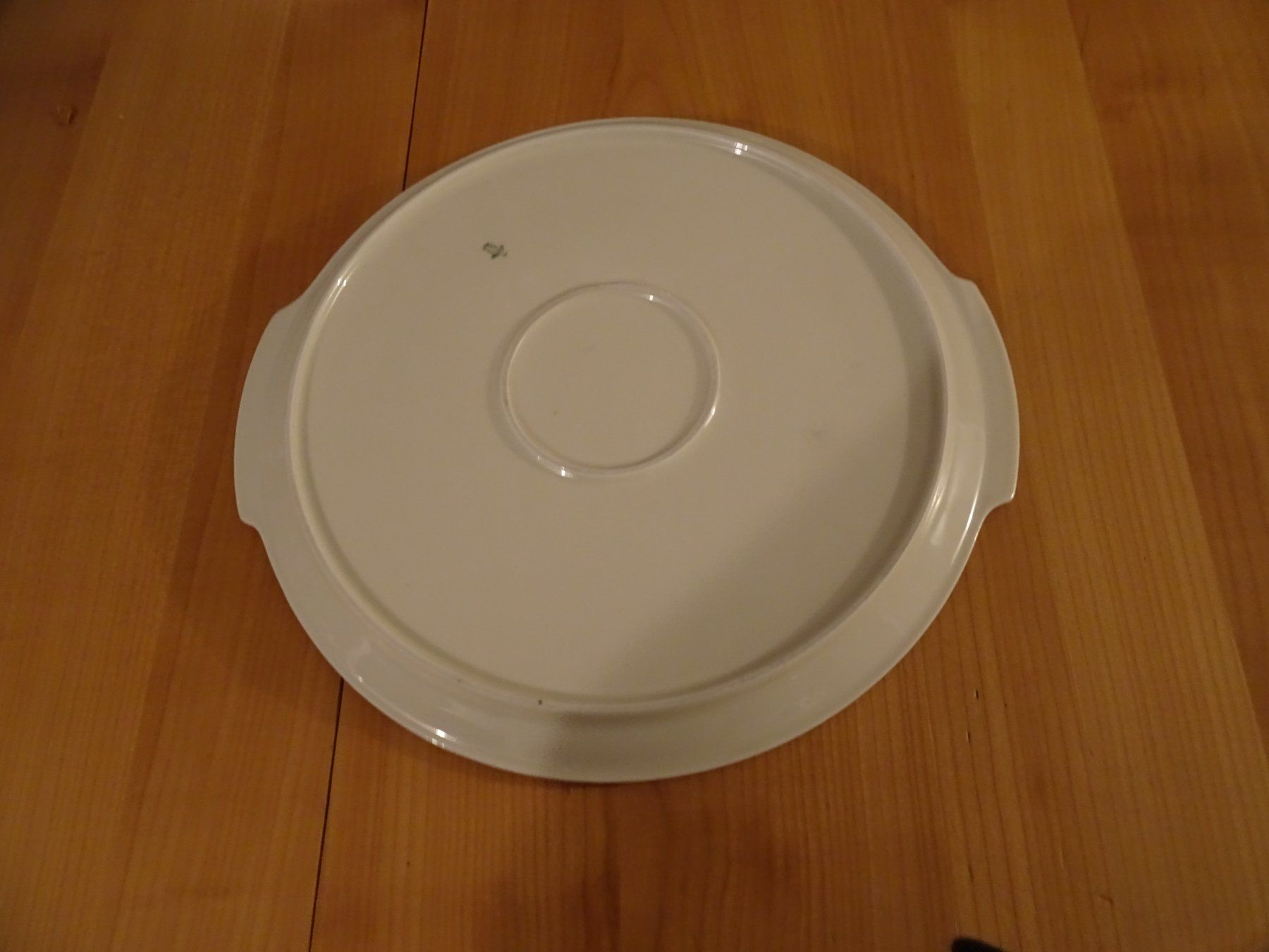 Servierplatten: Langenthal Platte mit Blumendekor, Vintage Durchmesser 30cm – Gebraucht aus Zürich von Roulet 3