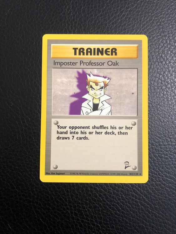 Base Set 2 Imposter Professor Oak rare 102/130 Ab 1 (Gebraucht) in ...