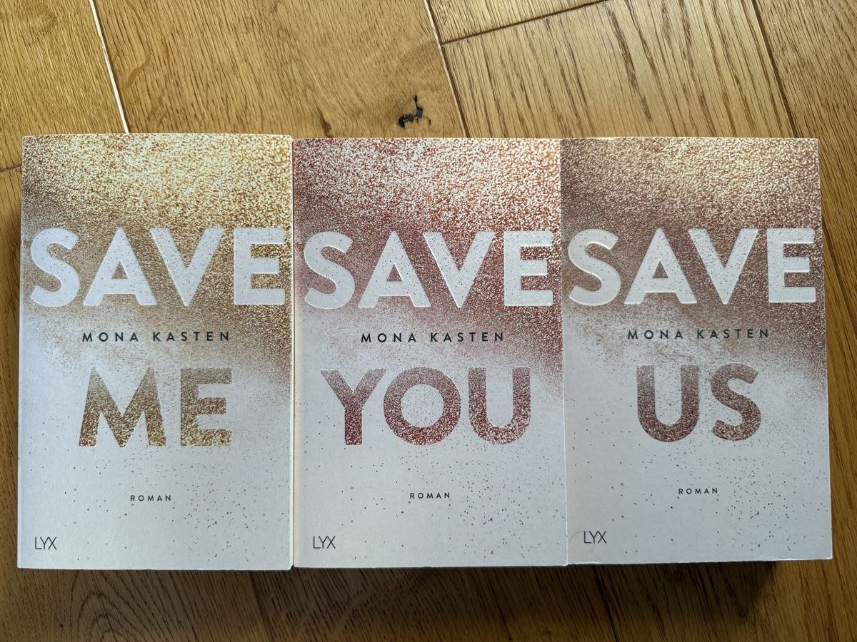 Libri: Mona Kasten Trilogie save me, save you, save us – Usato da Zürich venduto da turicum2008