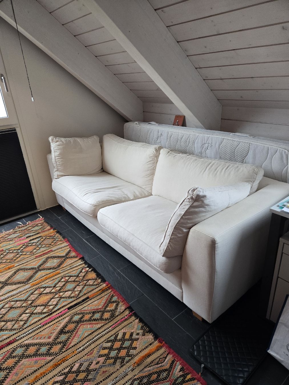 Divani: Minotti, Gemütliches helles 3-Sitzer Sofa, gepflegt – Usato da Gutenswil venduto da Spomi 1