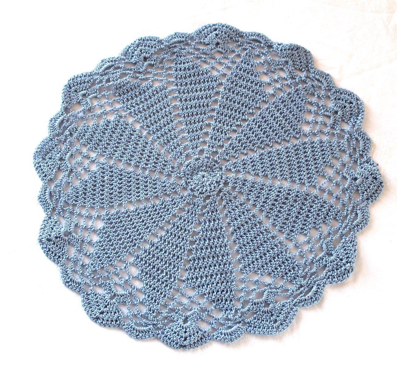 Altra biancheria da tavola: Tischwäsche Hellblau , Durchmesser ca. 29.5 cm – Usato da Locarno venduto da fripui 2