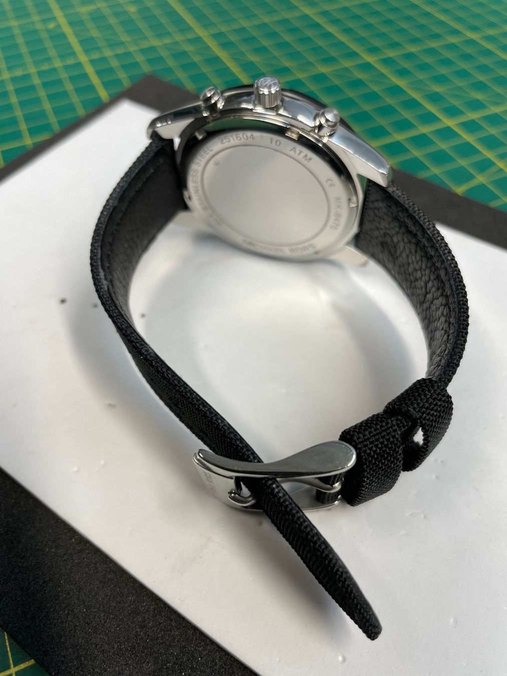 Michael Kors Orologi: Michael Kors Carbon Dial Watch – Usato da Obergösgen venduto da File75 3