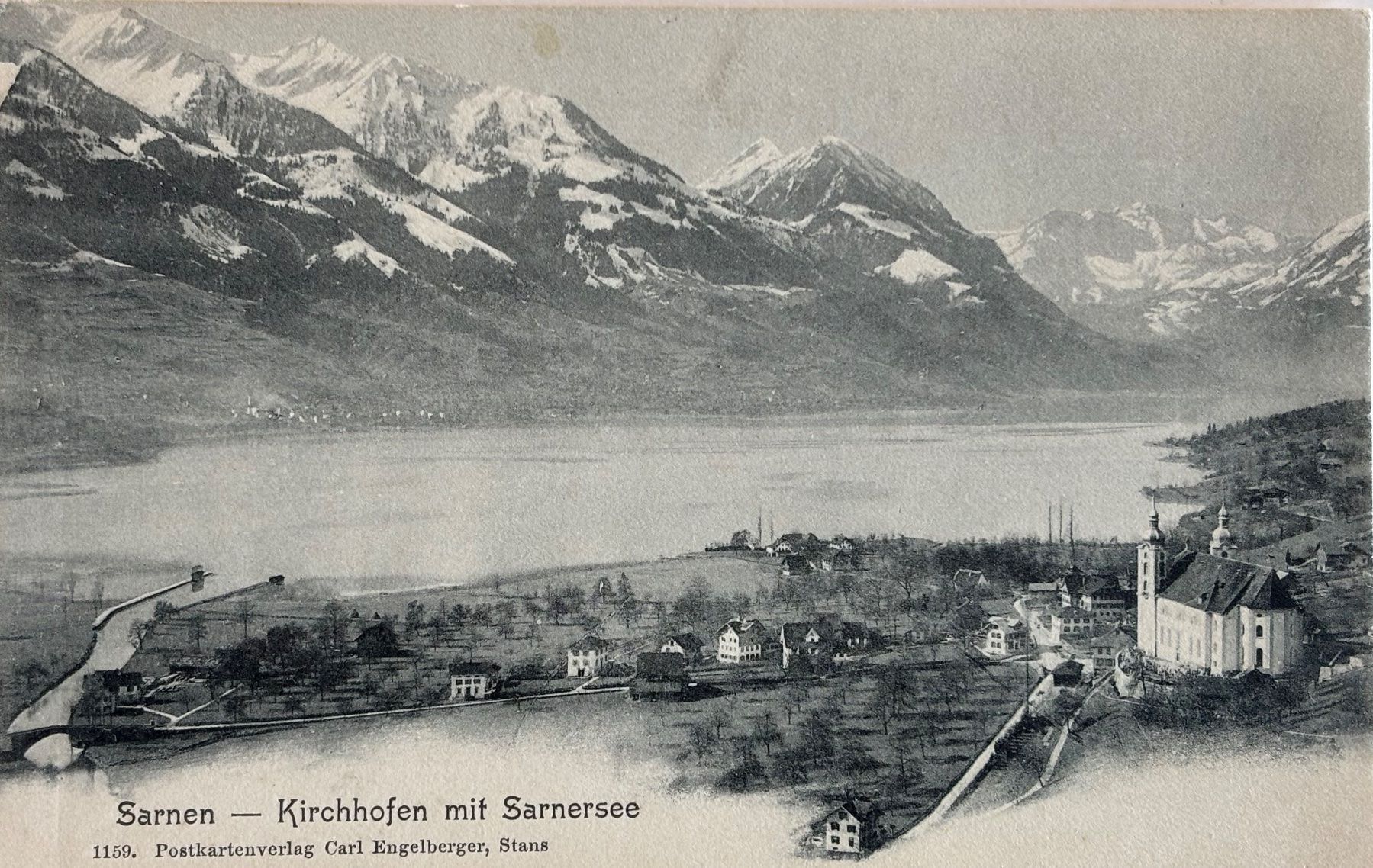 Ansichtskarten: Sarnen, Kirchhofen – Gebraucht aus Frauenfeld von Merk52