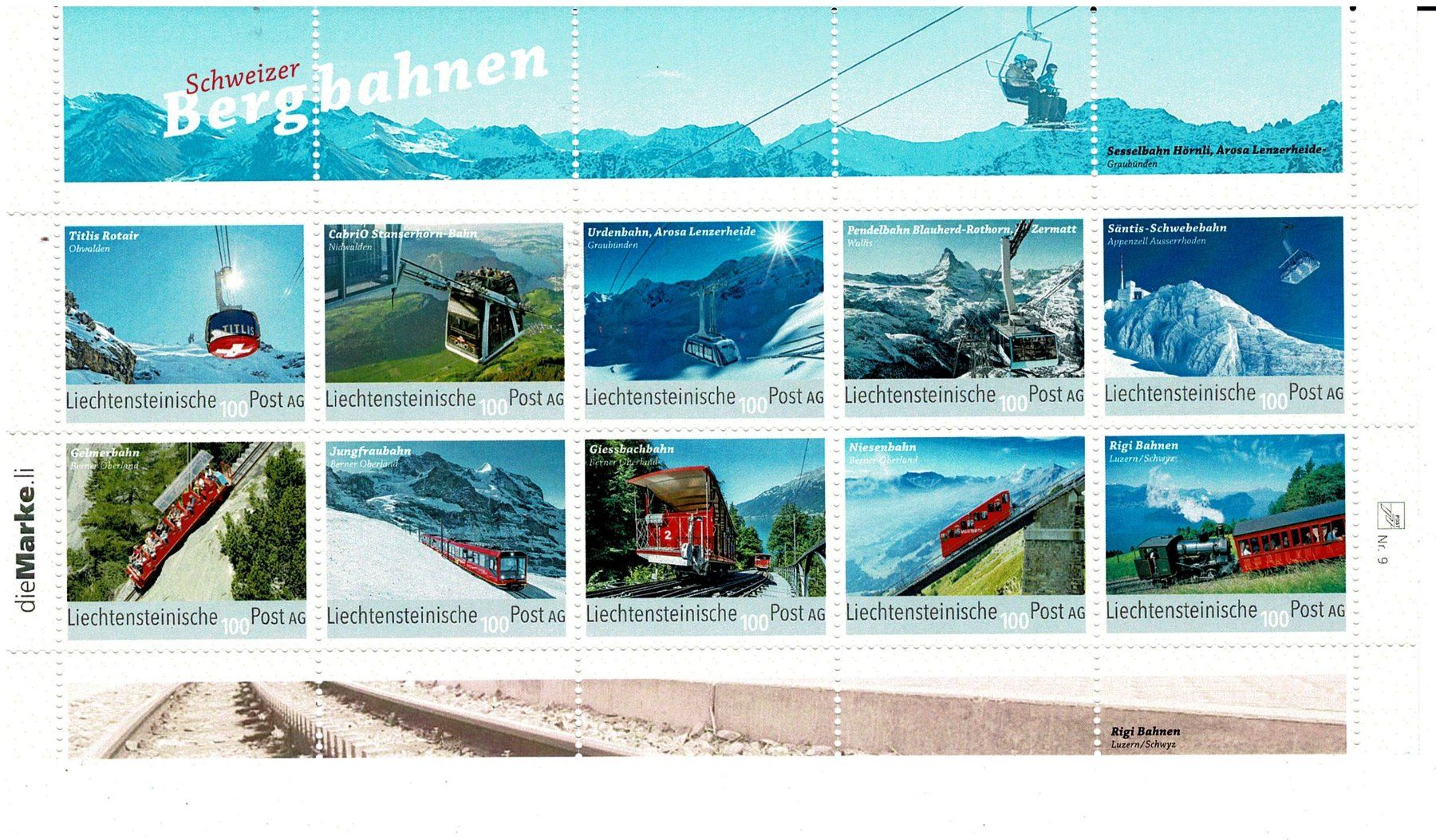 Tutti i francobolli: Bergbahnen Schweiz 1 KB ** – Nuovo (secondo la descrizione) da Lausanne venduto da Whorvath