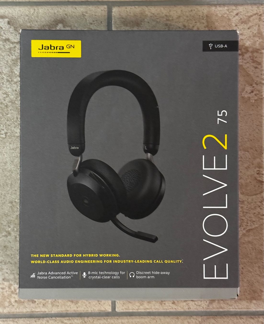 Jabra Cuffie: NEU - Jabra Evolve2 75 USB-C MS Teams Headset ANC + Case – Usato da Berg am Irchel venduto da Pilatustrade 1