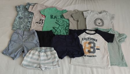 Babykleiderpaket Sommer Gr. 80–98 | 12 Teile 