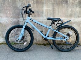 20 Zoll Kinderfahrrad Mountainbike Singlespeed BLAU NEU