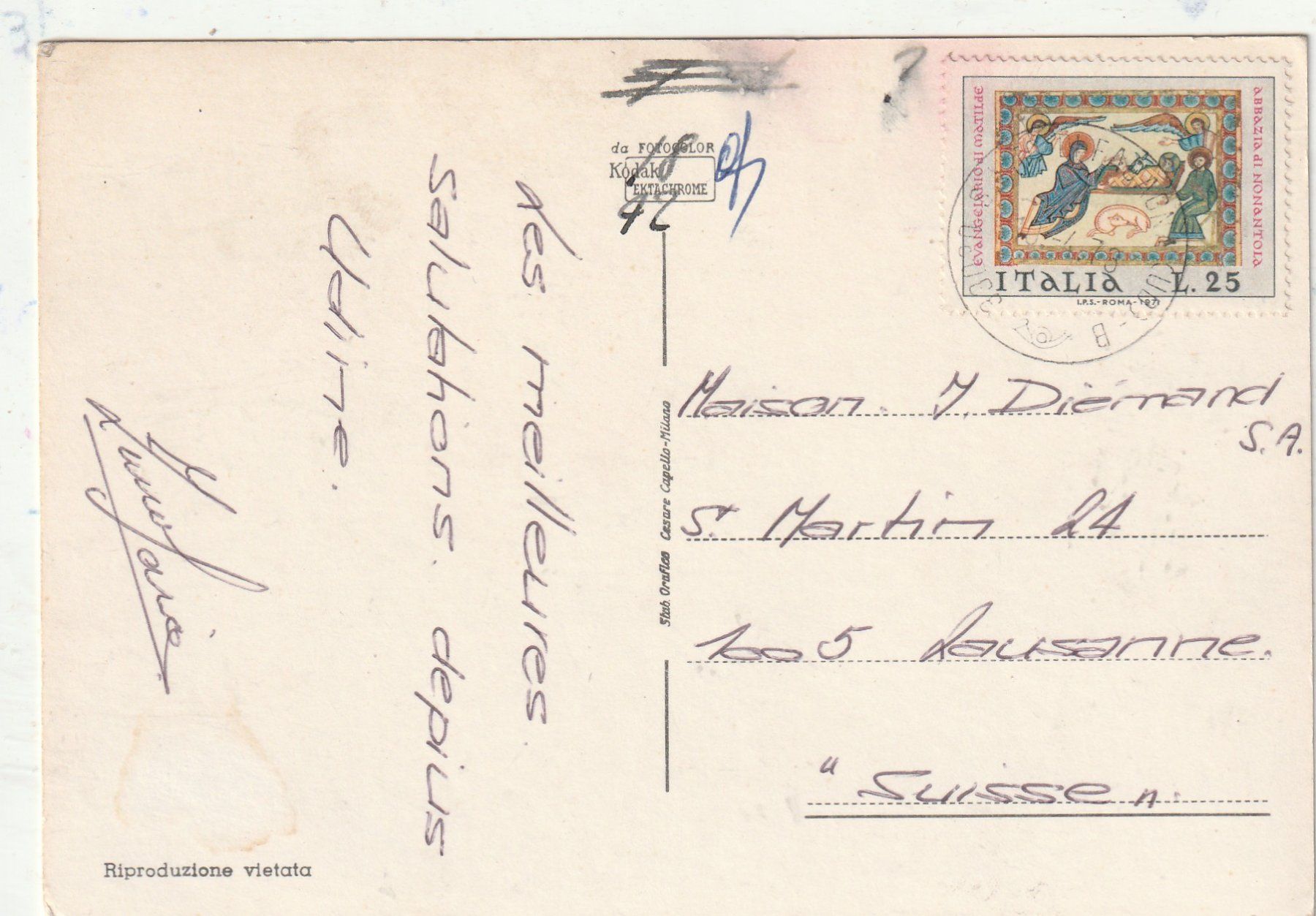 Cartoline postali: Venezien – Usato da Lumbrein venduto da made02 1