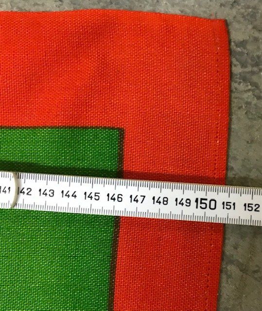 Stoffe: gestreifter Stoff Tischtuch 70er – Gebraucht aus Zürich von gigimai67 4