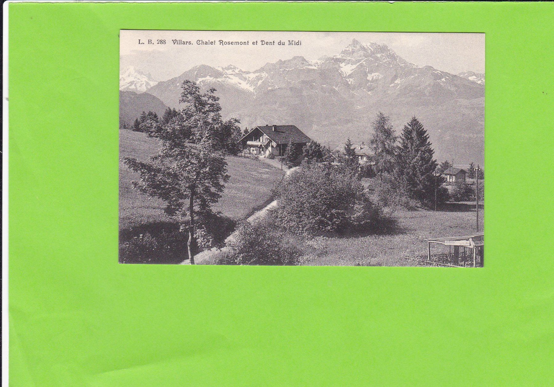 Cartoline postali: Villars-Chalet Rosemont – Usato da St. Peterzell venduto da neckertal
