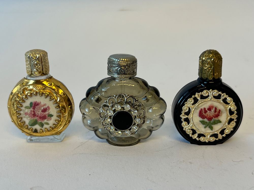 SwirlColor Parfümzerstäuber Nachfüllbar, 6 Ml, 4 Stück - Mini-Reiseparfumflakon Aus Glas Mit Trichter