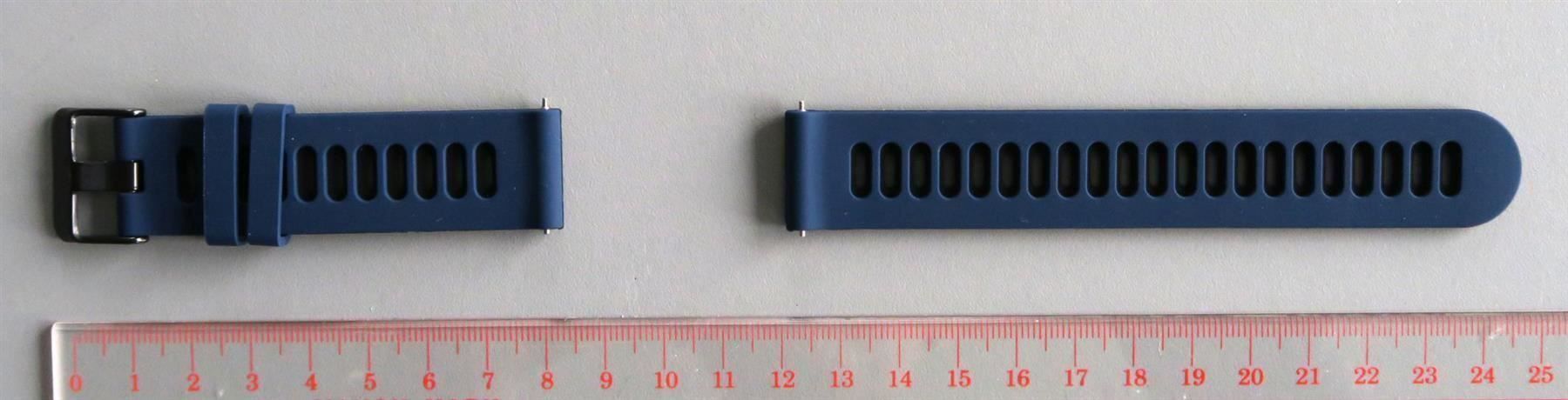 Bracciali & Braccialetti: Nr146 Silikon Uhrenband mit 20mm Stegbre – Nuovo (secondo la descrizione) da Teufen ZH venduto da bee50two