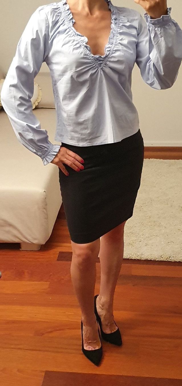 Camicette: Bluse NAKD Gr. 34 hellblau – Usato da Stansstad venduto da InStyle8 7