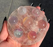 Bergkristall Fluorit Set 320g