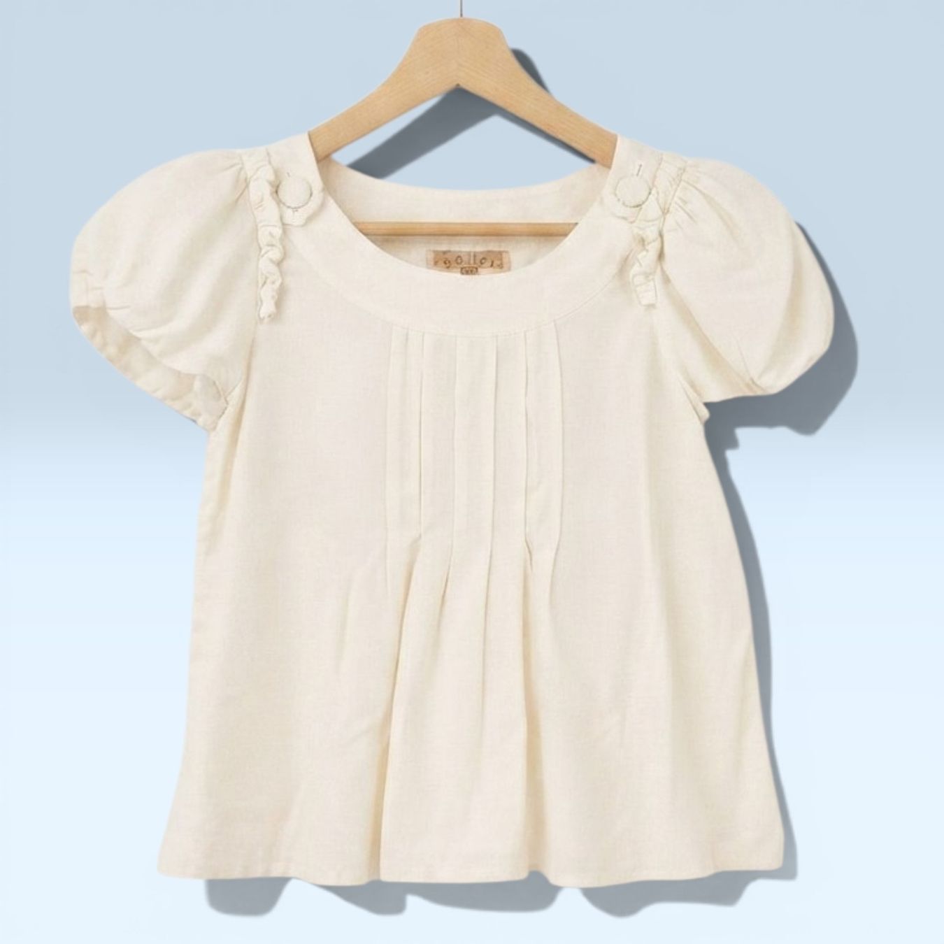Sandro Chemisiers: Sandro Bluse Elegante – Creme/Beige Gr.1 – Neuf (Voir description) à Le Locle par sAm_2112