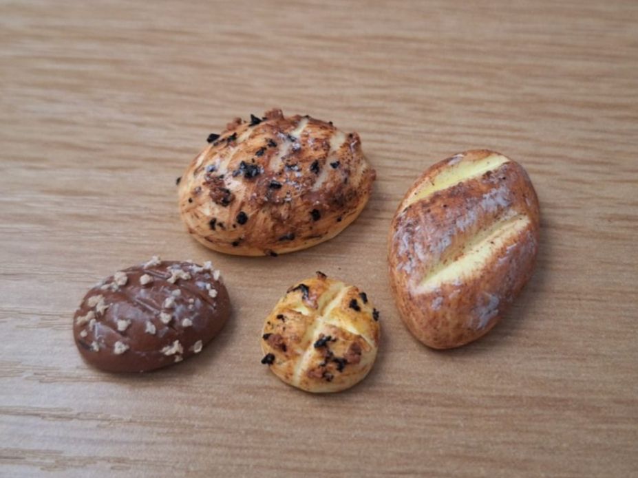 Case e mobili per bambole: Puppenhaus Brot, Mohnbrötchen – Nuovo (secondo la descrizione) da Zürich venduto da HandmadeTinyFood