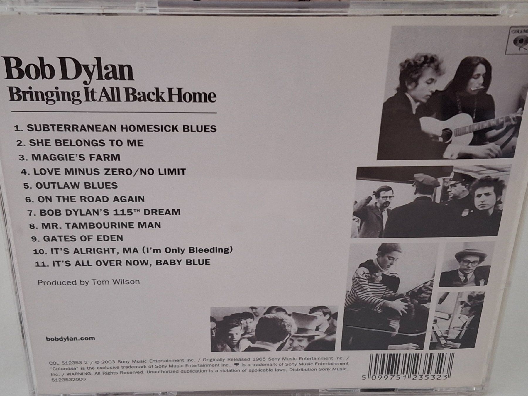 CD: CD Bob Dylan - Bringing It All Back Home – Usato da Aarberg venduto da Jackup1 1
