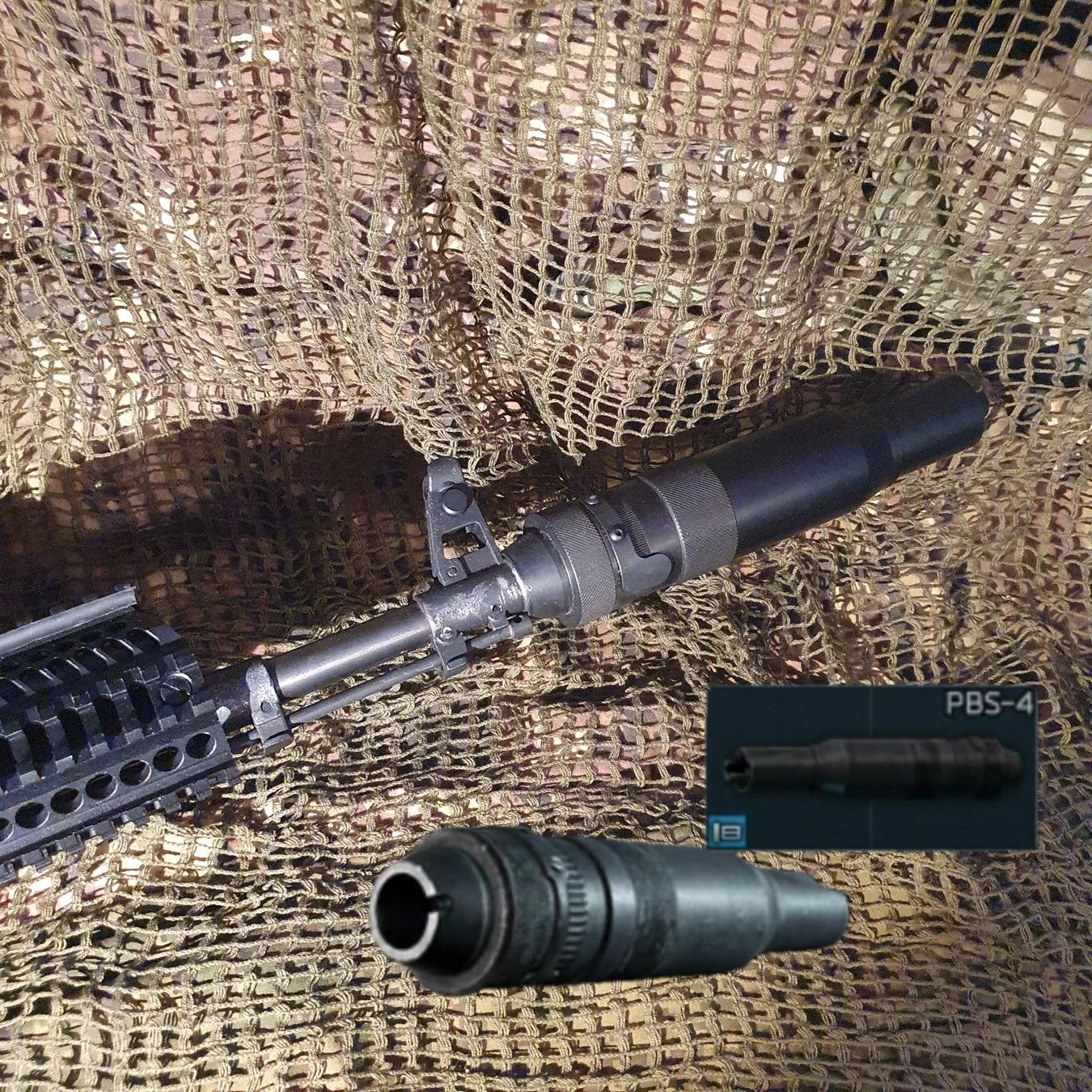BD: LCT PBS4 Airsoft Schalldämpfer – D'occasion à Jonen par EFT-Fence-TRADER