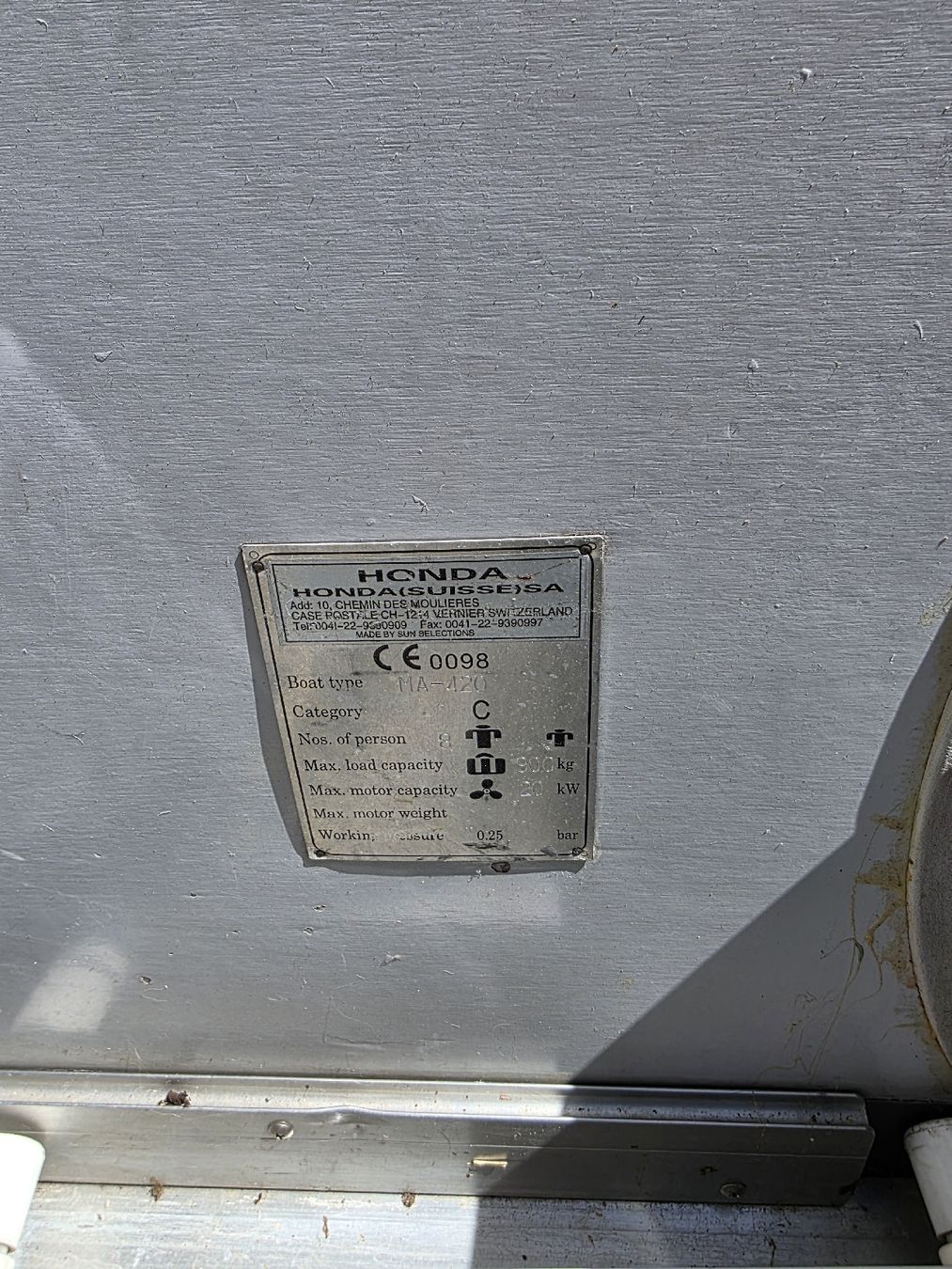 Honda Boote: Honda Schlauchboot ink. 8Ps Motor – Gebraucht aus Walliswil b.Wangen von Holz1234567 6