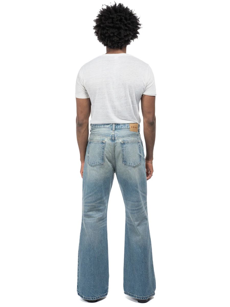 Jeans: Bare Knuckles Serge Loose Bootcut Jeans - Dusk Indigo – Nuovo (secondo la descrizione) da Wängi venduto da fashj4n 3