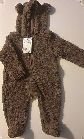 Brauner Teddy-Overall  Gr. 68  Neu mit Etikett 