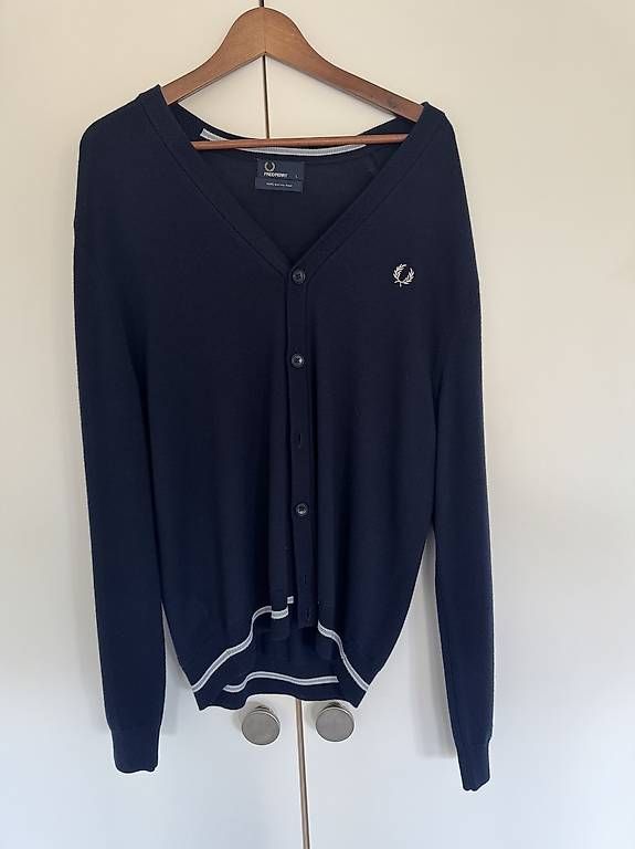 Jacken: Fred Perry Strickjacke (navy) – Gebraucht aus Rothrist von Baggio19