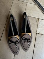 Tod's Damen Loafers Wildleder beige/braun Gr. 38, Top!