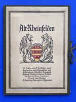 Alt-Rheinfelden mit 25 Litho Tafeln 1919 top Zustand