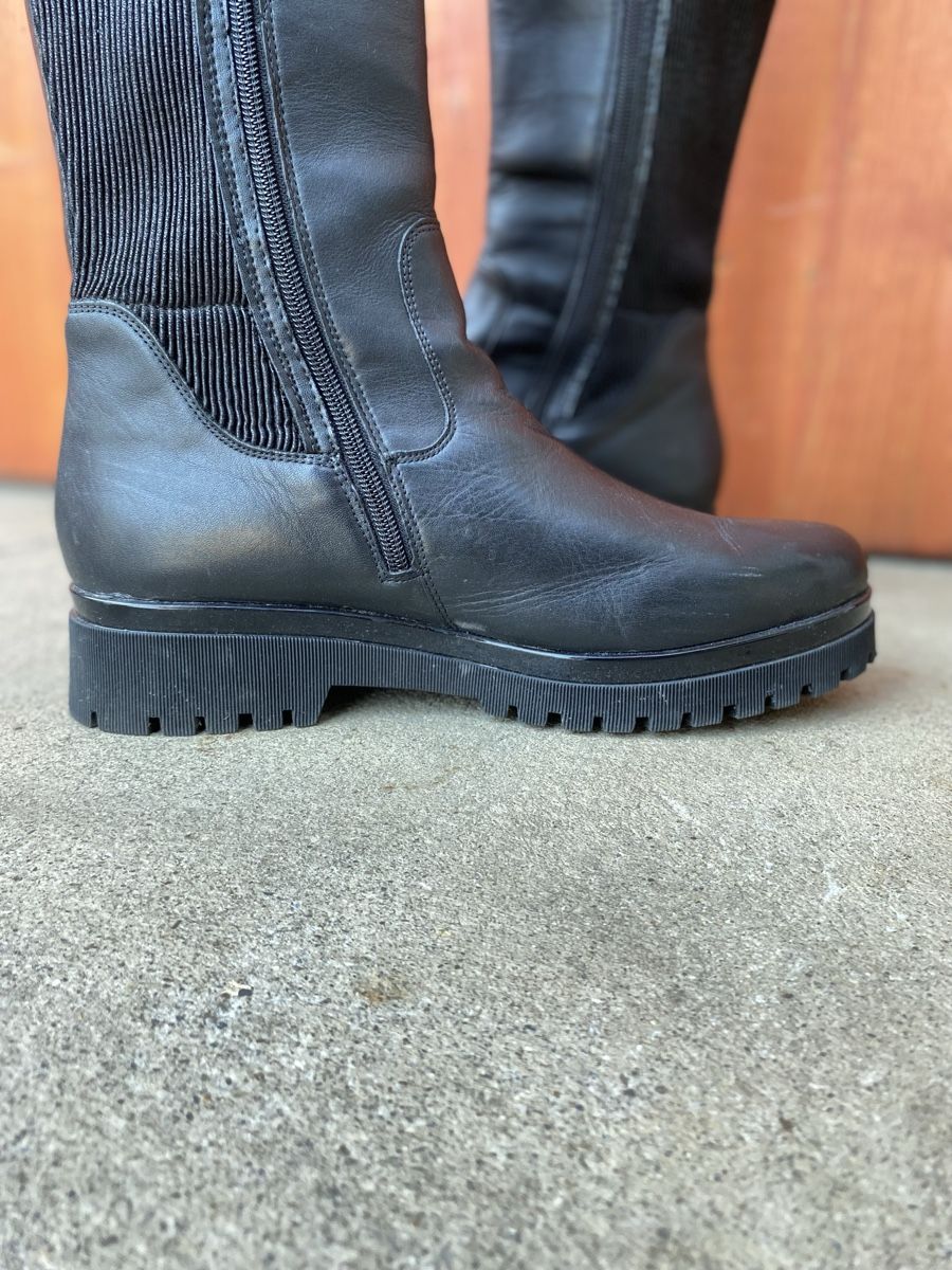 Damenschuhe: Stiefel schwarz Gr. 43 Remonte – Gebraucht aus Glattbrugg von Pischte.Brockenhaus 1