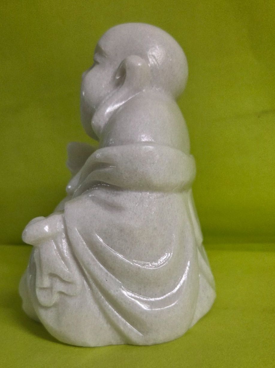 Skulpturen & Statuen: Happy Buddha aus Marmor 20cm massiv – Neu (gemäss Beschreibung) aus Roggliswil von Mabelco 1