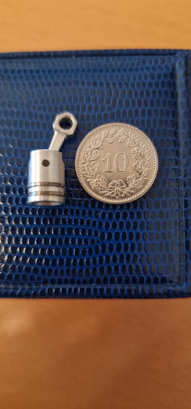 Anhänger: Miniatur Kolben mit Pleuelstange – Neu (gemäss Beschreibung) aus Bassersdorf von insieme67 2