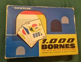 Jeu de cartes 1000 Bornes vintage 1962