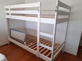 Etagenbett, weiss, wenig gebraucht. Ohne Matratzen