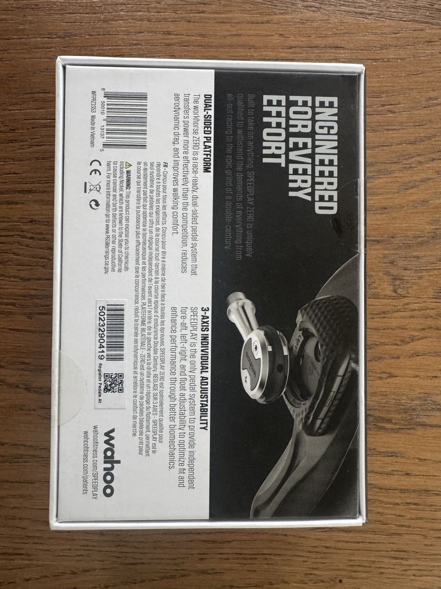 Ersatzteile: Wahoo Speedplay zero - new, incl. cleats – Neu und originalverpackt aus Zürich von JAGD-bikes 1