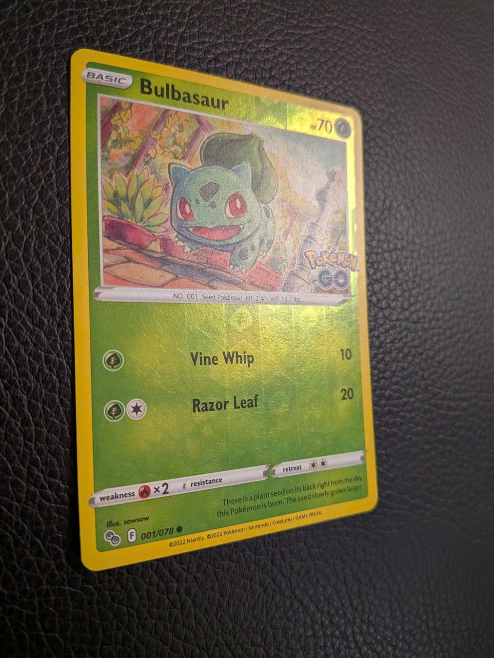Pokémon Carte collezionabili: Pokemon GO Bulbasaur reverse 1/78 Ab 1 – Usato da Paradiso venduto da Pkmn10 1
