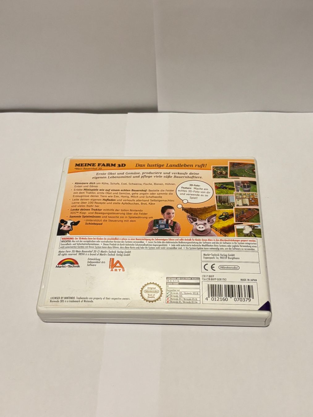 Nintendo Giochi: Nintendo 3ds Meine Farm 3d – Usato da Widnau venduto da Puch-Garage 1