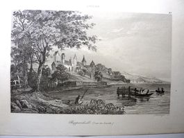 Rapperschvill (Lac de Zurich), Emile Rouargue, 1838