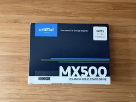 Crucial SSD MX500 4TB 2.5 Zoll Speicherlaufwerk neu