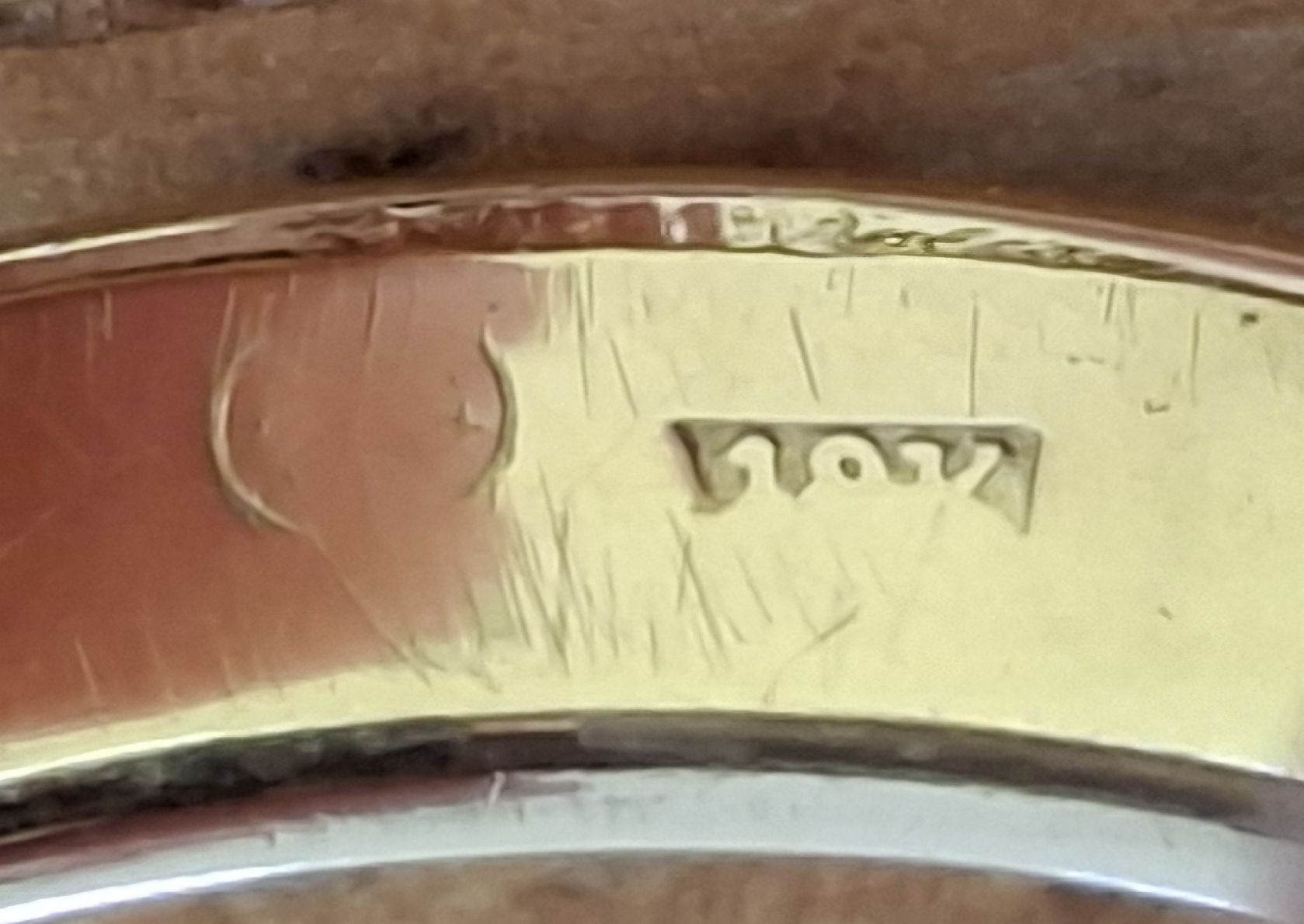 Anelli: Goldring 18 Karat mit 2 Diamanten – Usato da Kriens venduto da Wolly85 4