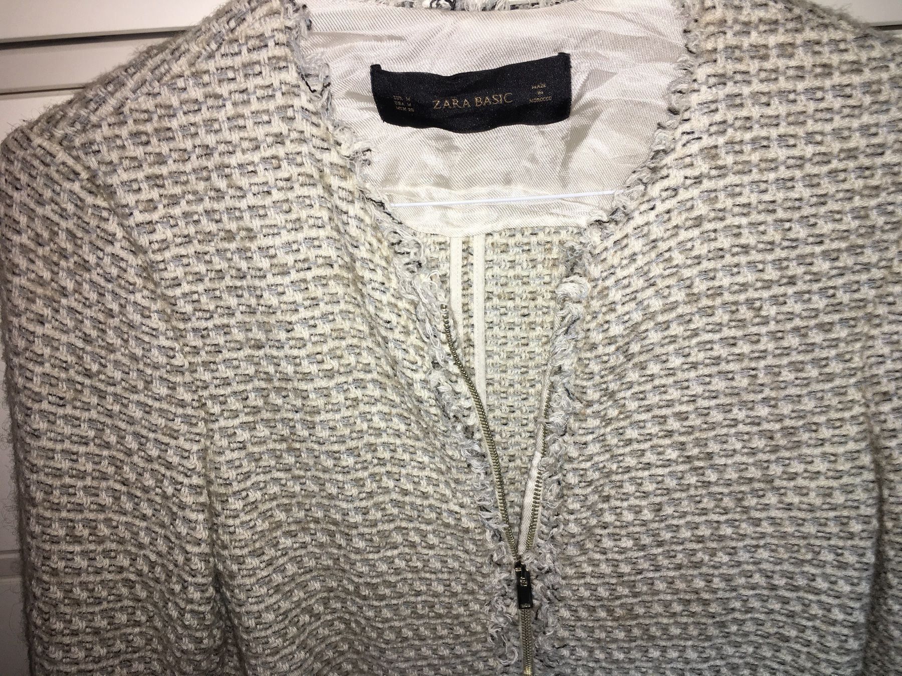 Zara Giacche: Zara Longjacke Beige/offwhite Gr. M – Usato da Goldau venduto da Rjn 1